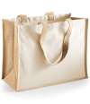 W422 Westford Mill Printers Jute Classic Shopper Natural colour image